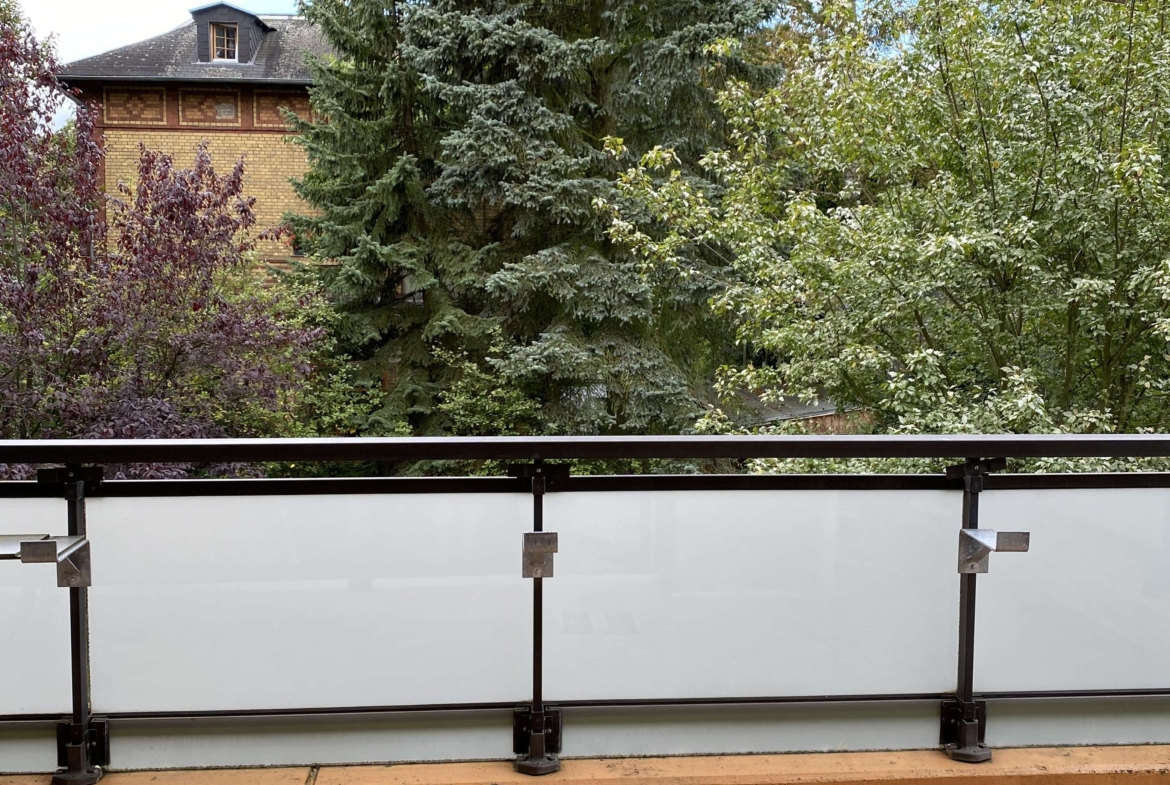 Ausblick Balkonterrasse