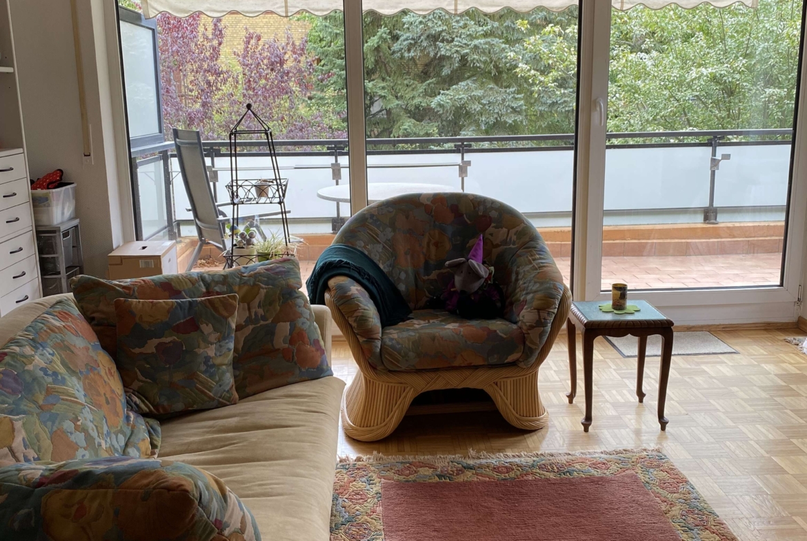 Wohnen Fensterfront, Balkon